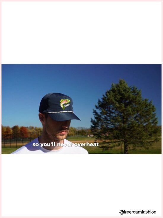 Semi-Structured Snapback Hat Lightweight Quick Dry Sport Hat Unisex main image 5